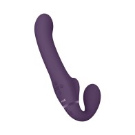 VIVE AI Dual Vibrating Strapless Strap-On