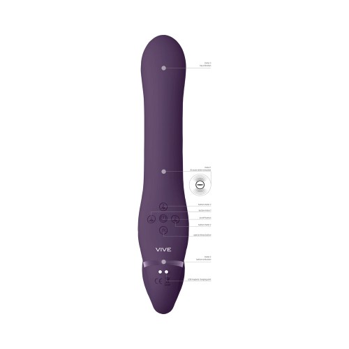 VIVE AI Dual Vibrating Strapless Strap-On