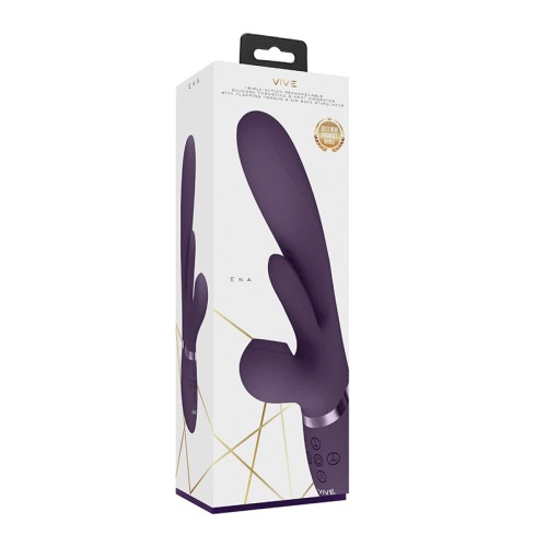 VIVE ENA Rechargeable Silicone G-Spot Vibrator Purple