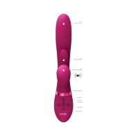 VIVE KURA Rechargeable Thrusting G-Spot Vibrator