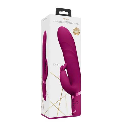 VIVE NARI Vibrador Conejito Recargable - Placer Máximo para el Punto G