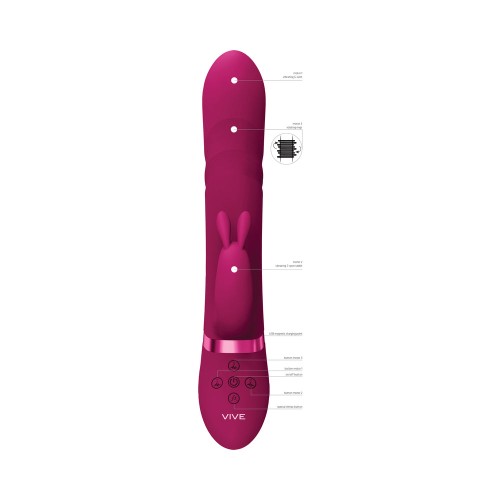 VIVE NARI Rechargeable Rabbit Vibrator - Ultimate G-Spot Pleasure