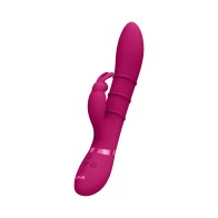 VIVE SORA Rechargeable Silicone G-Spot Rabbit Vibrator