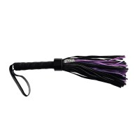 Rouge Short Suede Flogger with Leather Handle