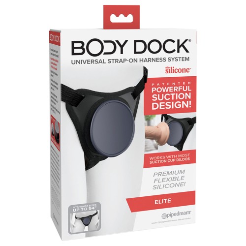 Arnés de Silicona Body Dock Elite para Strap-On