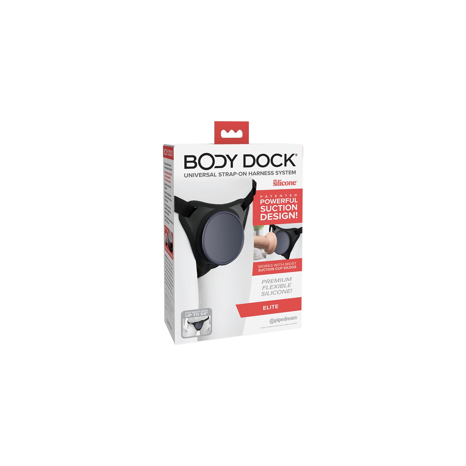 Arnés de Silicona Body Dock Elite para Strap-On