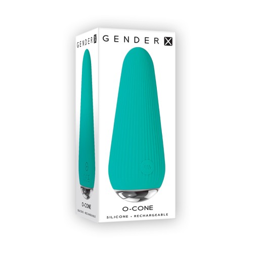 Gender X O-Cone Vibrating Bullet - Teal