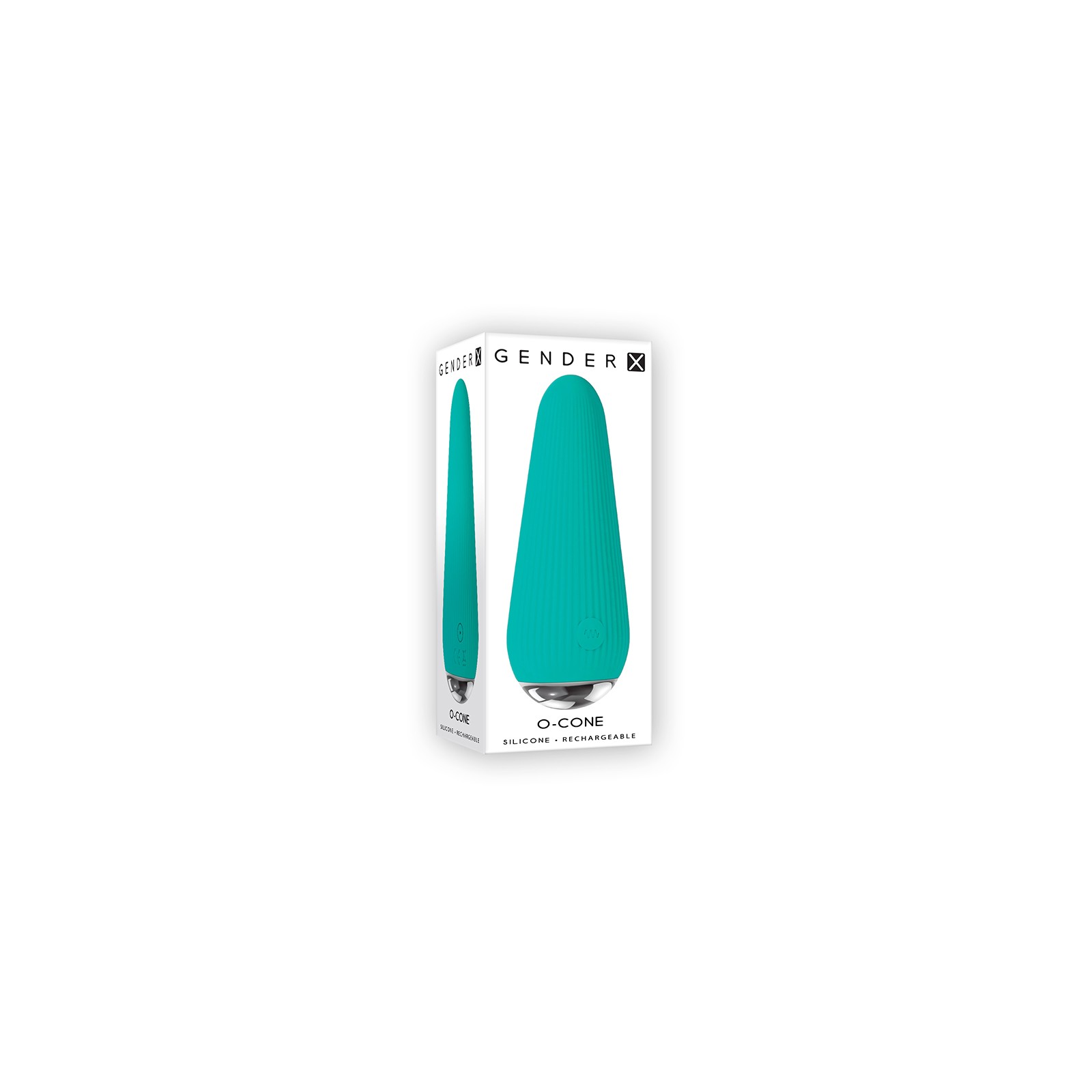 Gender X O-Cone Vibrating Bullet - Teal