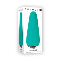 Gender X O-Cone Vibrating Bullet - Teal