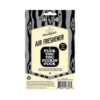 Wood Rocket Funny Air Freshener Card