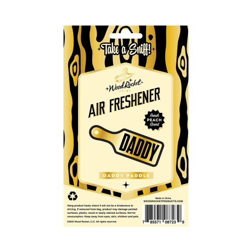 Wood Rocket Daddy Paddle Air Freshener - Freshen Up