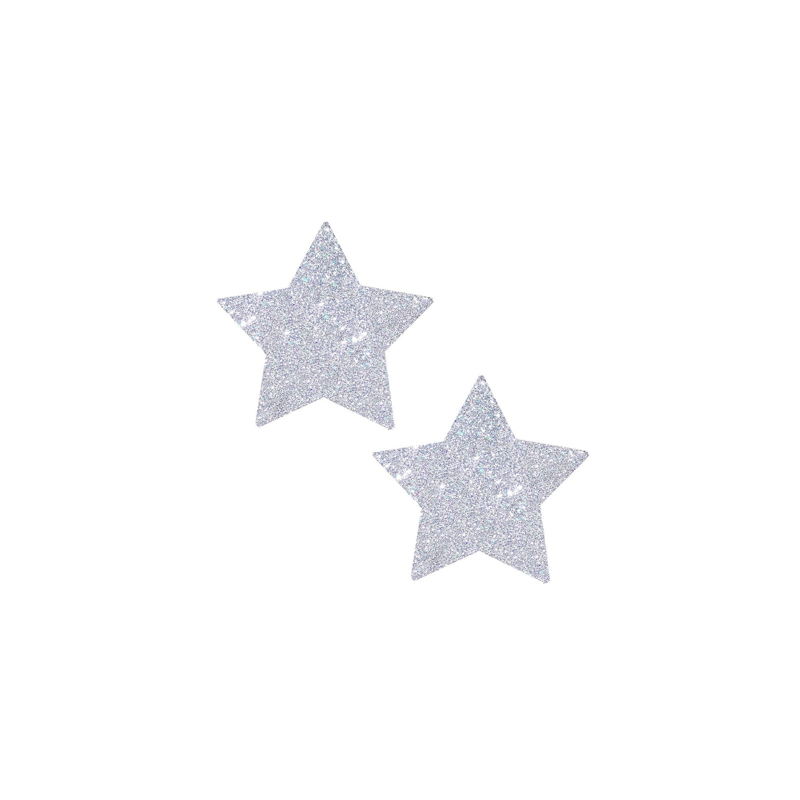 Neva Nude Pasty Starry Nights Silver Glitter - Handmade Body Accessories