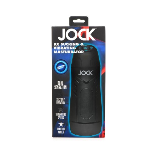 Masturbador Jock 9X Succionador y Vibrante para Placer Supremo