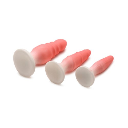 Simply Sweet Silicone Butt Plug Set - Pink