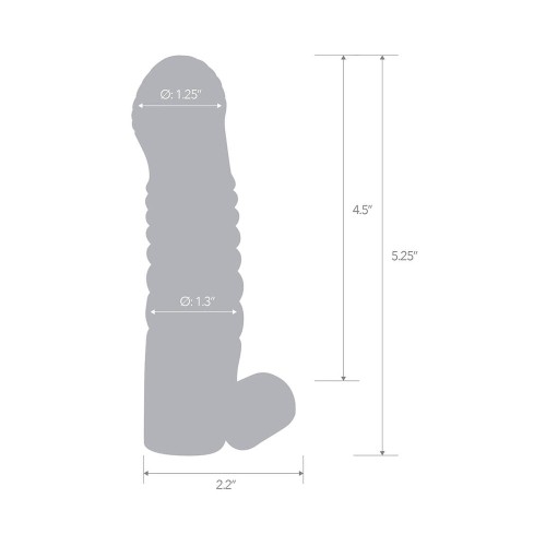 Blue Line Vibrating Penis Enhancer Sleeve