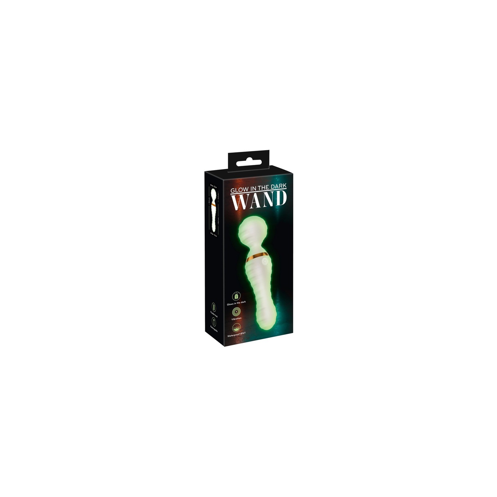 Vibrador de Varita Brillante en la Oscuridad You2Toys para Placer Emocionante