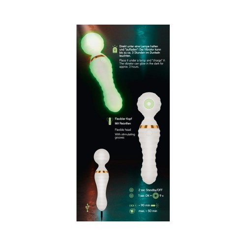 You2Toys Glow-in-the-Dark Wand Vibrator for Exciting Pleasure