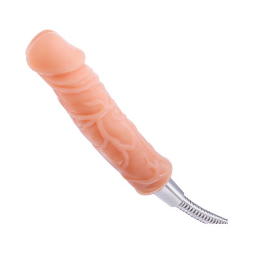 H2O Splish Splash Dildo Douche de 7 in. Beige - La Limpieza se Vuelve Divertida