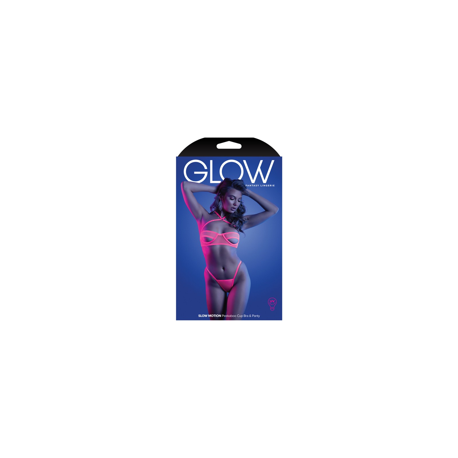 Glow Slow Motion Peek-A-Boo Lingerie Set