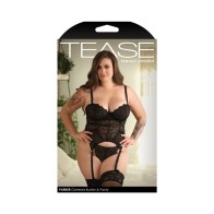 Bustier de Encaje con Liga Tease Parker para Seducción Sensual