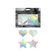 Fantasy Lingerie Holographic Pasties Set