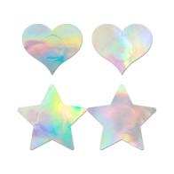 Fantasy Lingerie Holographic Pasties Set