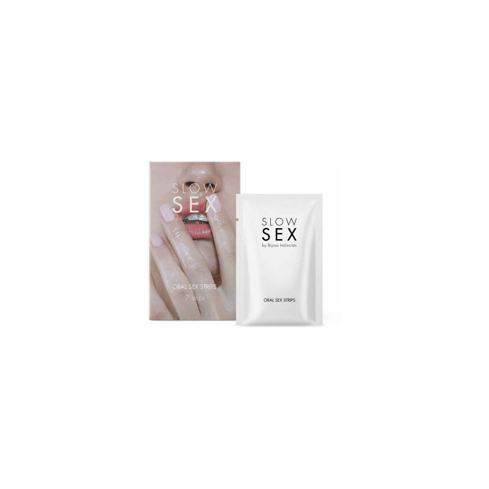 Bijoux Indiscrets Slow Sex Oral Sex Strips - 7-Pack