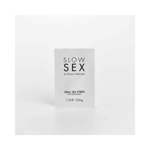 Bijoux Indiscrets Slow Sex Tiras de Sexo Oral - 7-Pack