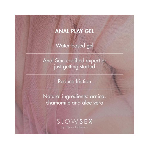 Bijoux Indiscrets Slow Sex Anal Play Gel 1 oz. - Smooth Experience