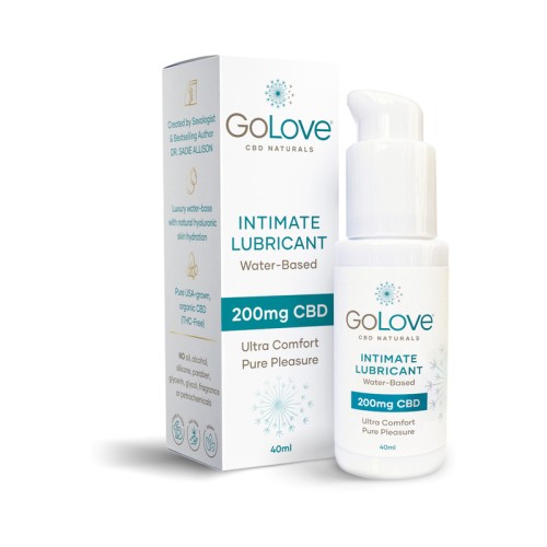 GoLove Lubricante con CBD 1.4 oz.