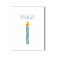 Blow Me Naughty Candle Greeting Card