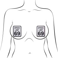 Pastease Speed Limit 69 Nipple Pasties