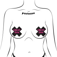 Pastease Great Tits Cross Nipple Pasties