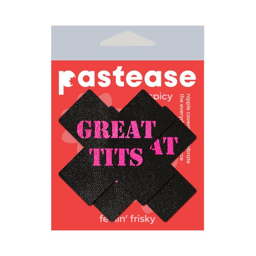 Pastease Great Tits Cross Nipple Pasties