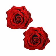 Pastease Glitter Blooming Rose Nipple Pasties