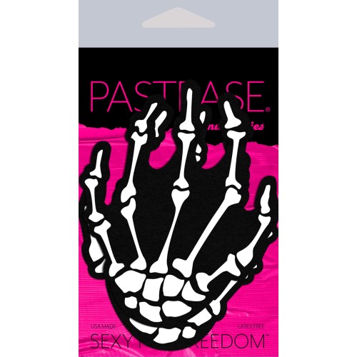 Pastease Skeleton Hands Nipple Pasties for Fun