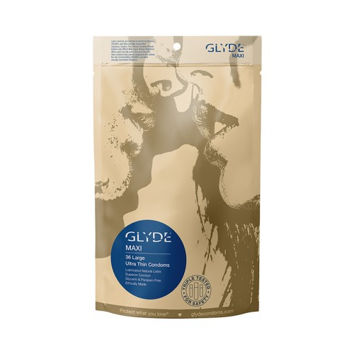 Condones de Latex Glyde Maxi - Comodidad y Seguridad Premium