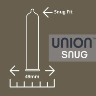 Union Condones Snug de Látex 12-Pack