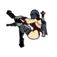 Geeky & Kinky Lady Hunter Enamel Pin