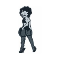 Geeky & Kinky Cartoon Mistress Enamel Pin for Fun Outfits