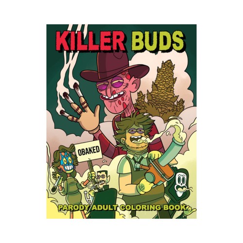 Killer Buds Adult Coloring Book