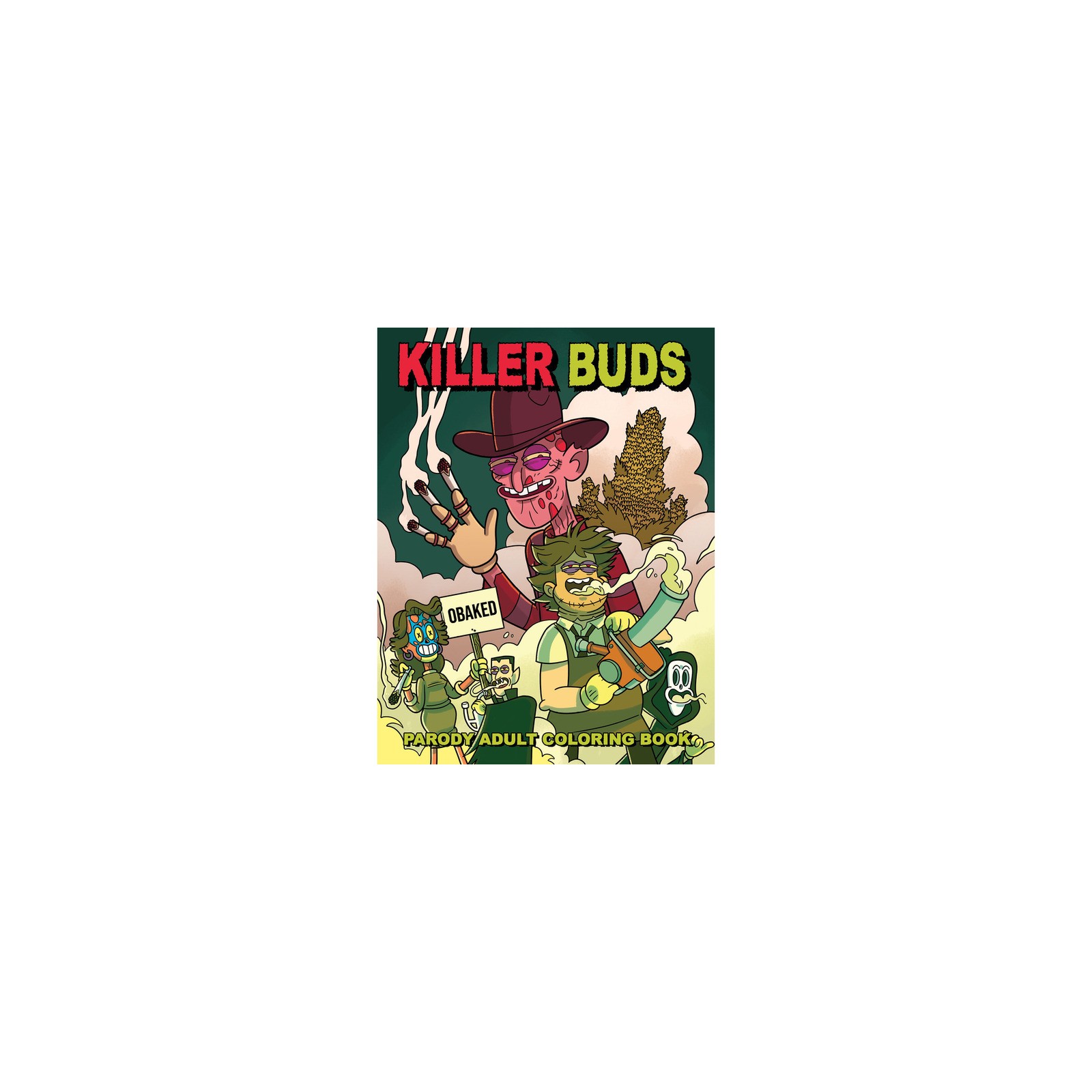 Killer Buds Adult Coloring Book