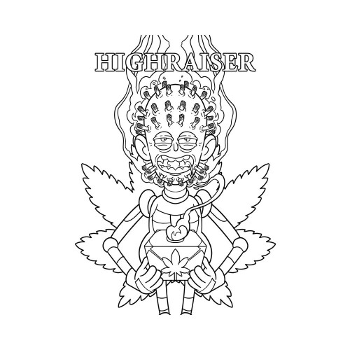 Killer Buds Adult Coloring Book