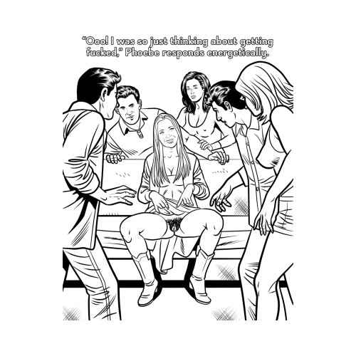 Friends With Benefits Adult Parody Coloring Book