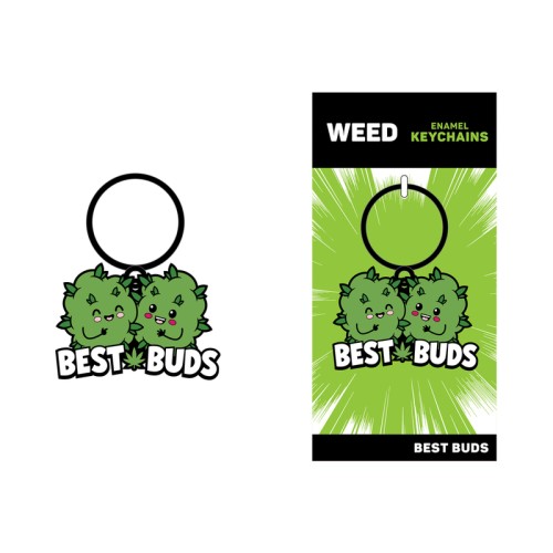 Llavero de Esmalte Best Buds