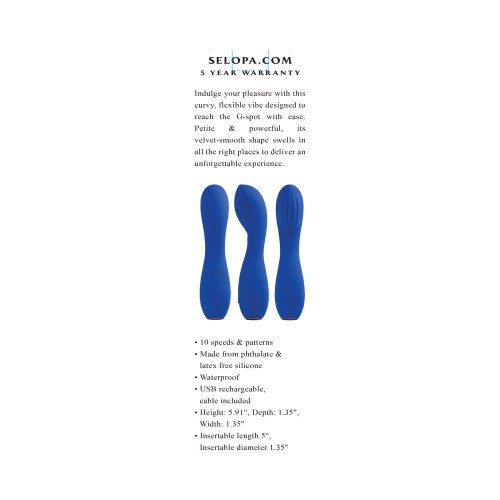 Vibrador Recargable Selopa Sapphire G