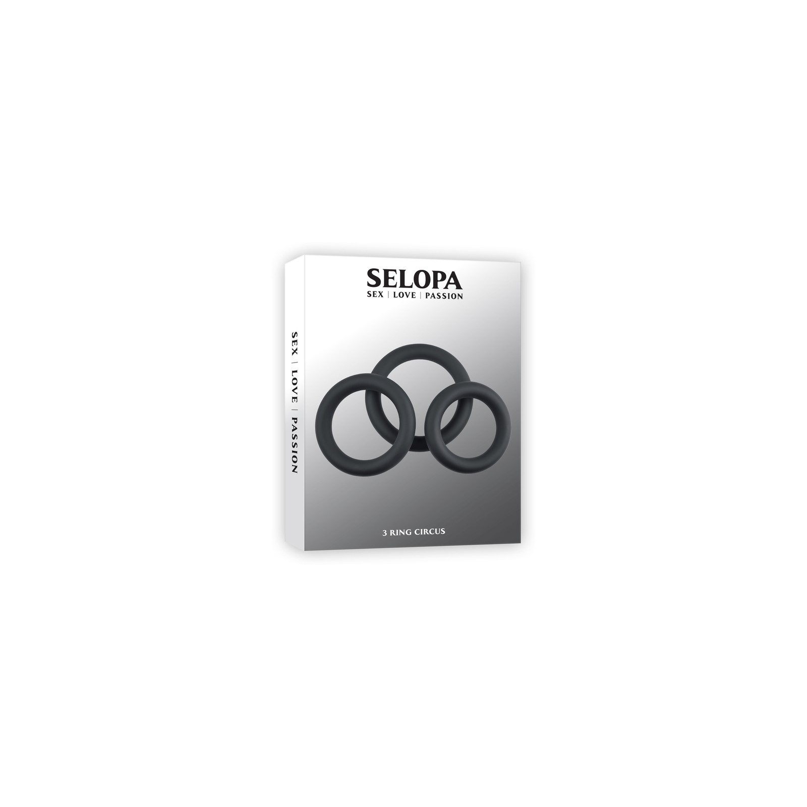 Selopa 3 Ring Circus Silicone Cock Rings