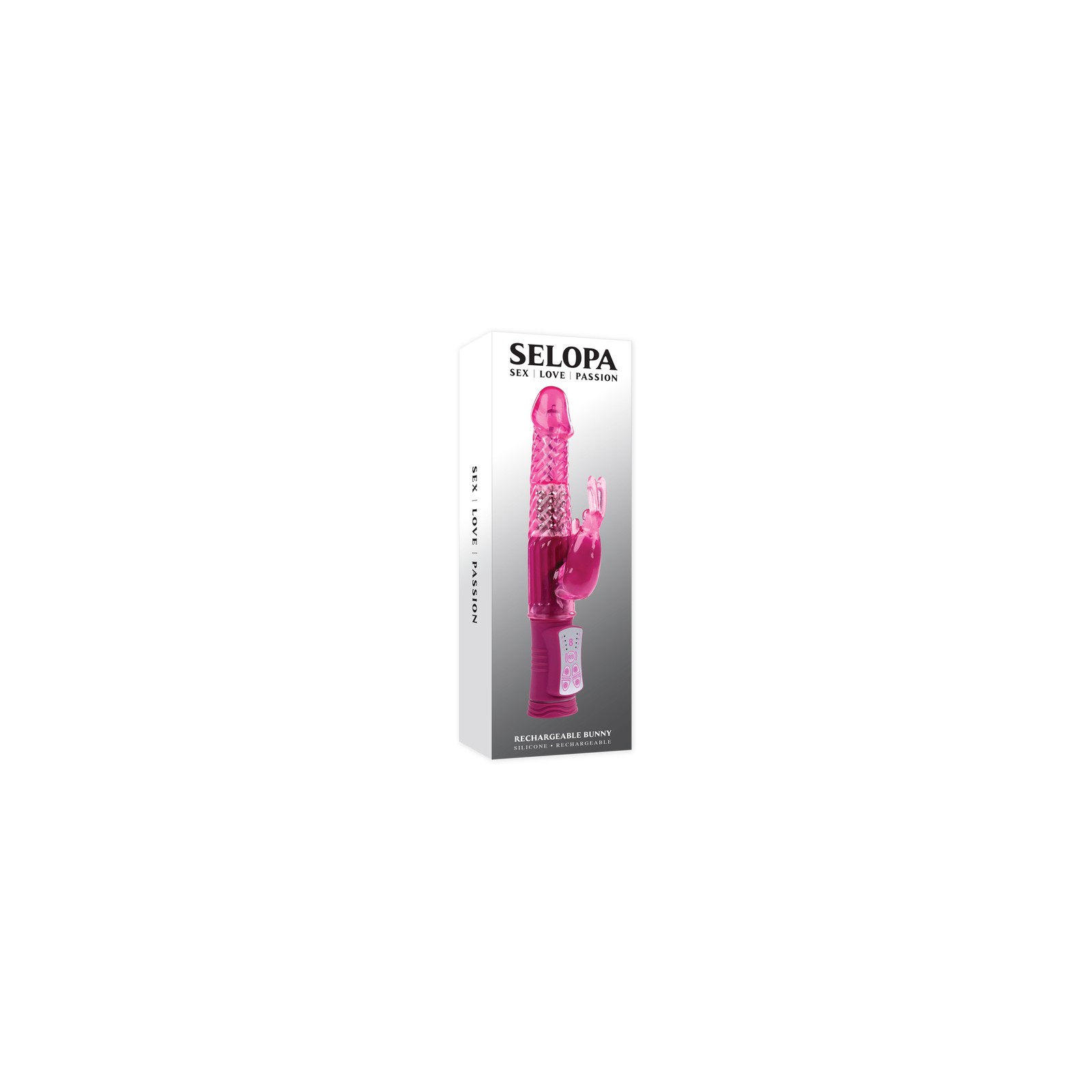 Vibrador Conejito Recargable Selopa Rosa para Placer Máximo