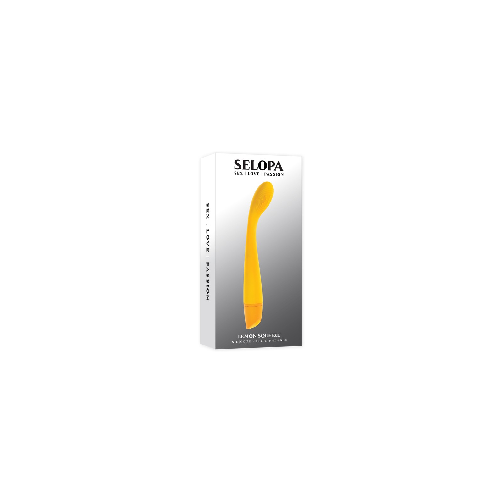 Selopa Lemon Squeeze Rechargeable Silicone Vibe Yellow