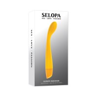 Selopa Lemon Squeeze Rechargeable Silicone Vibe Yellow